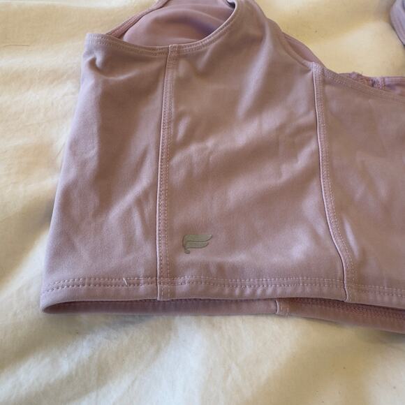Fabletics Charlotte Low Impact Sports Bra Spring Lilac Size L - Picture 3 of 4